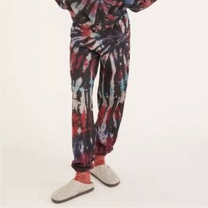 Urban Outfitters Rainbow Tie Dye Sweatpant Set